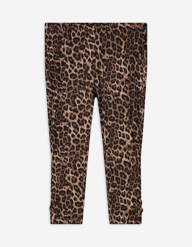 3/4-es nadrág - Párducmintás - bézs