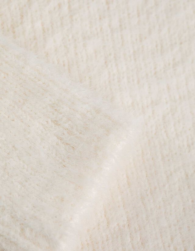 Hosszú ujjú felső - Kötött ruha - feher