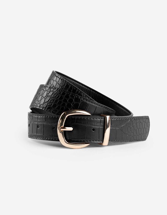 Öv - Állatmintás - sötétbarna