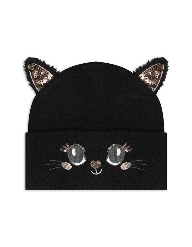 Sapka - Flitteres - fekete