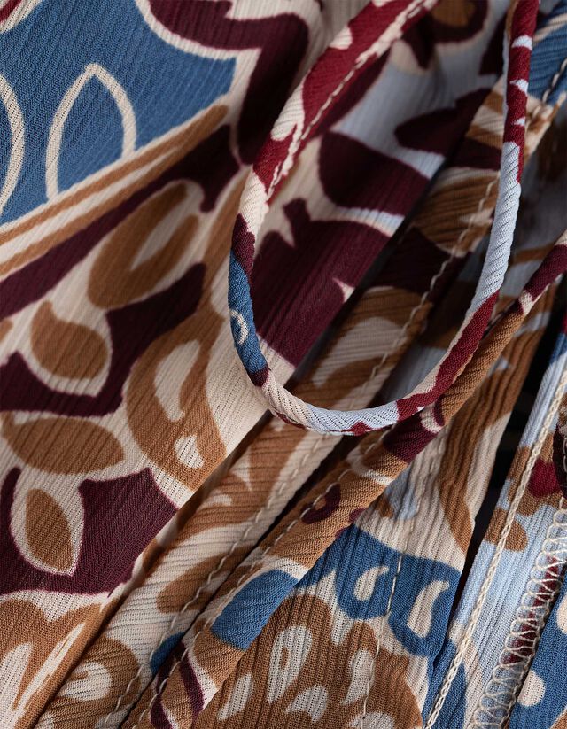 Blúz - Kasmírmintás - feher