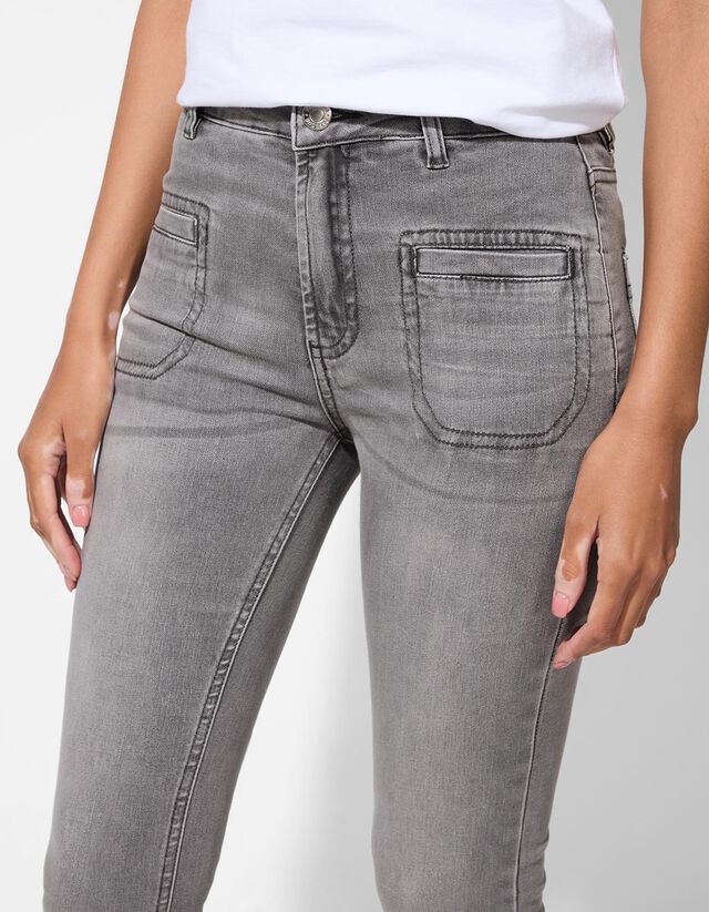 Farmernadrág - Enyhén bővülő fazon - kék