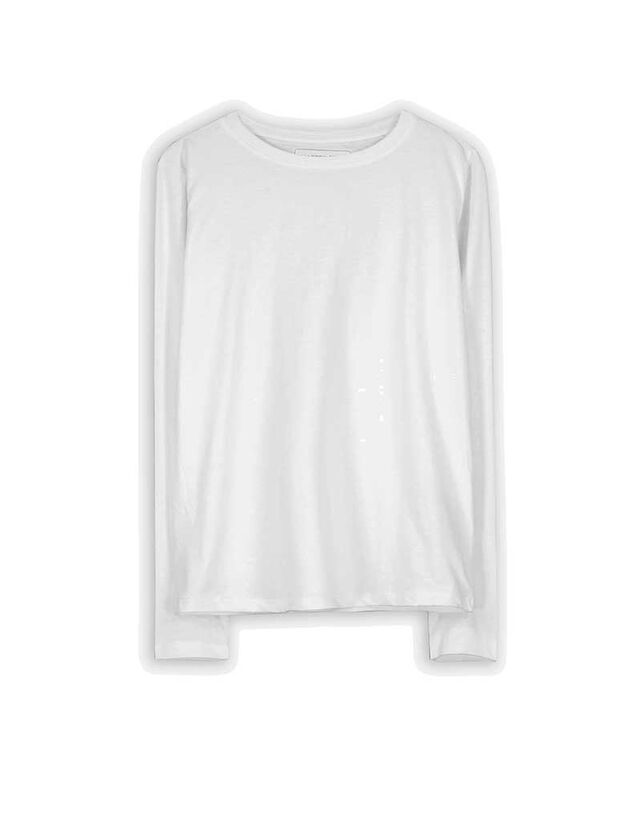 Hosszú ujjú felső - feher