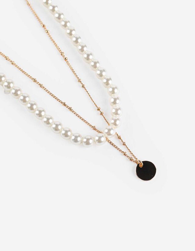 Nyaklánc - 2 db-os csomag - arany