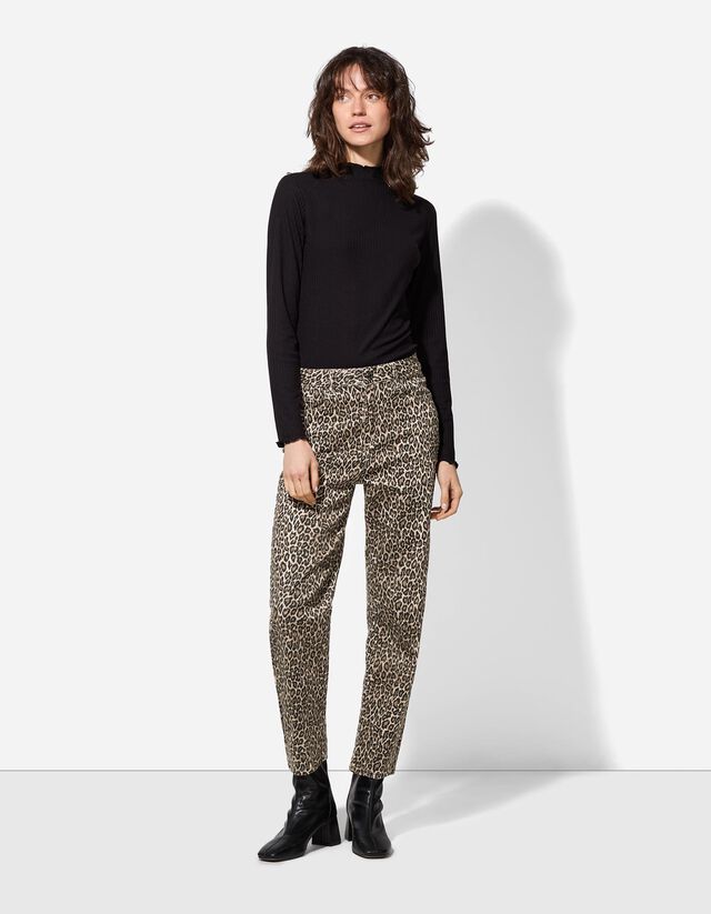 Nadrág - Szűk fazon - sötétbarna