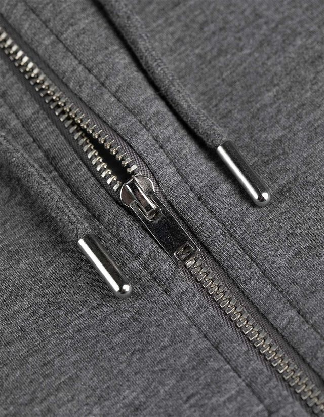 Cipzáros melegítőfelső - sötétszürke