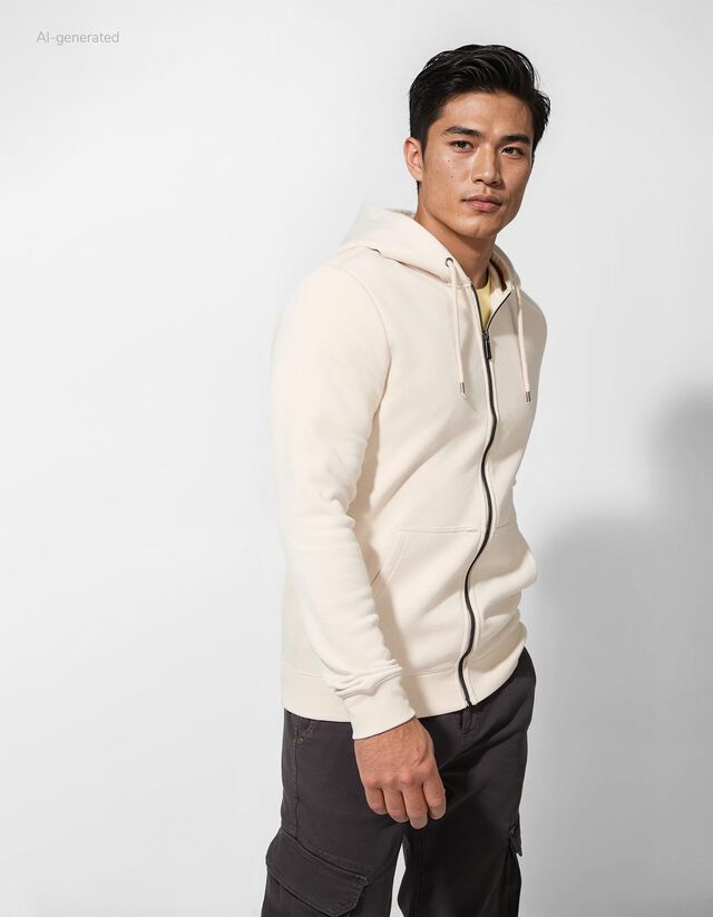 Cipzáros melegítőfelső - Zsinóros kapucni - sotetkek