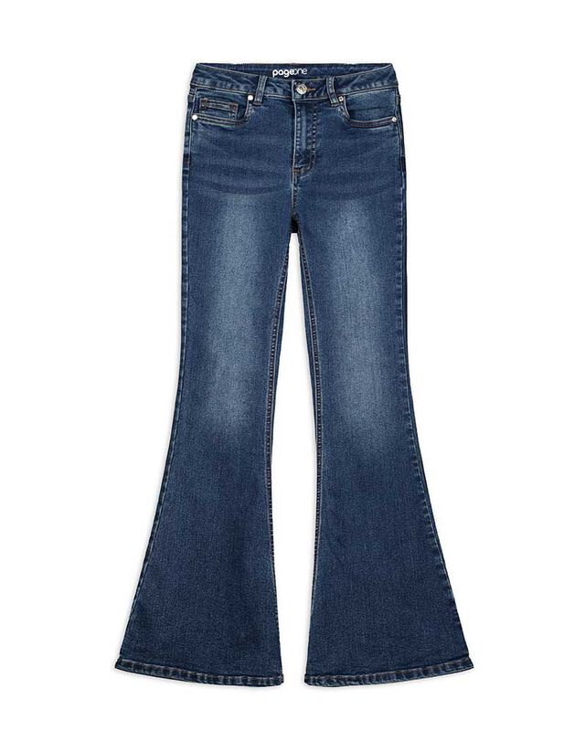 Farmernadrág - Szélesített szabás - sotetkek