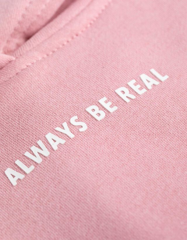 Kapucnis felső - Nyomott minta - kék