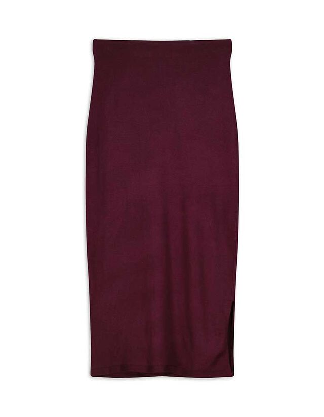 Szoknya - Viszkózkeverék - sötétszürke