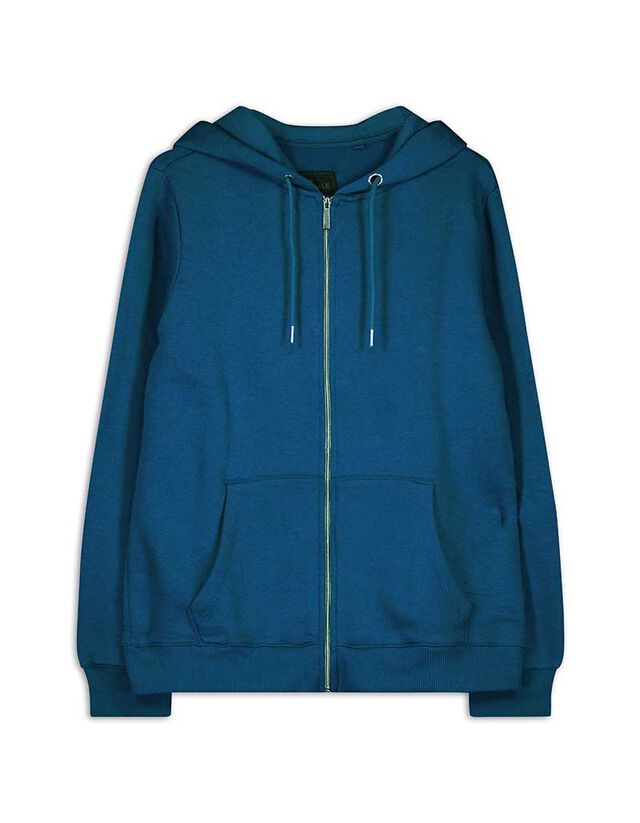 Cipzáros melegítőfelső - Zsinóros kapucni - sotetkek