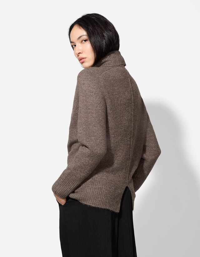 Pulóver - Túlméretezett fazon - sötétszürke