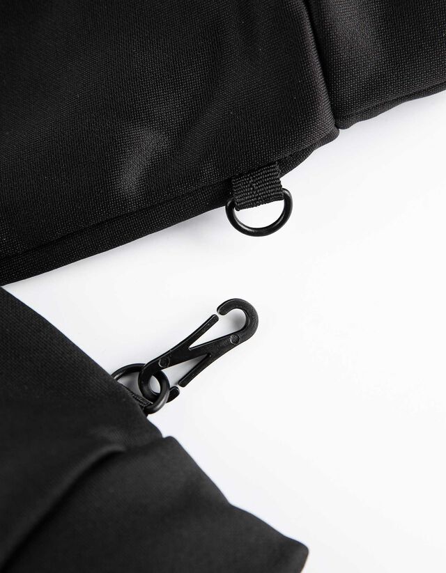 érintőképernyős kesztyűk - Fényvisszaverő - fekete