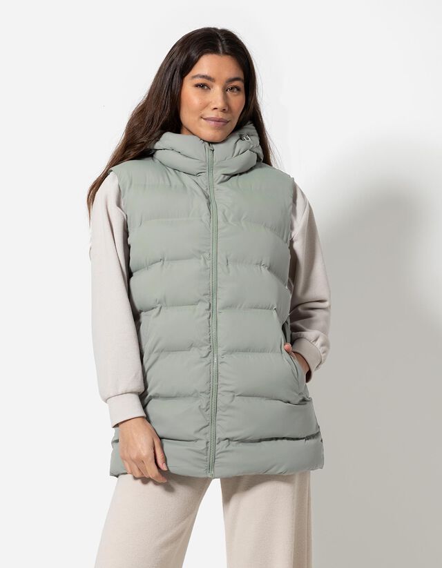 Steppelt mellény - Normál fazon - bézs