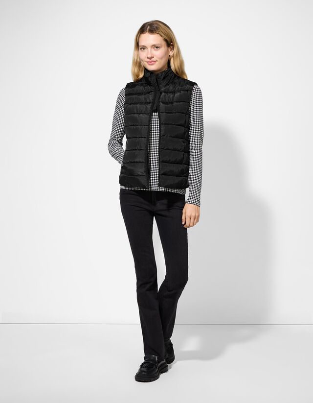 Steppelt mellény - Egyszínű - világos barna