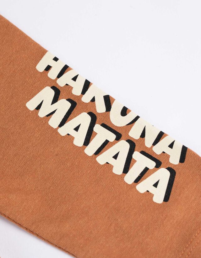 Hosszú ujjú felső - Oroszlánkirály - világos barna