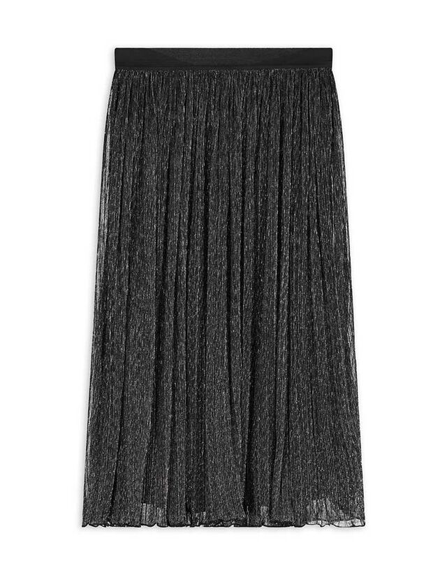 Szoknya - Ráncok - fekete