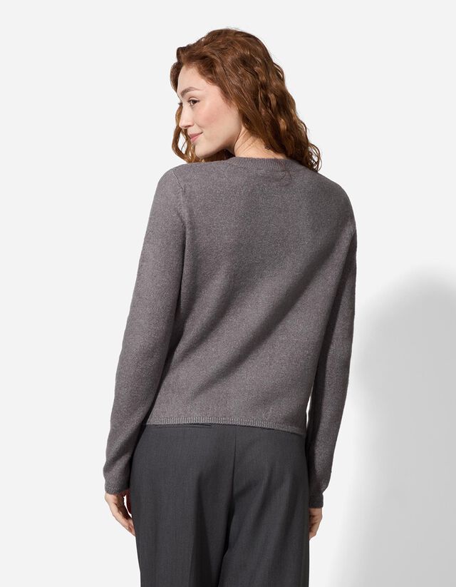 Kardigán - Gombolópántos - sotetlila