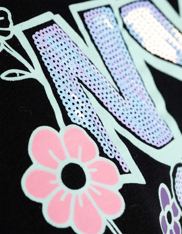 Melegítőfelső - Flitteres - fekete