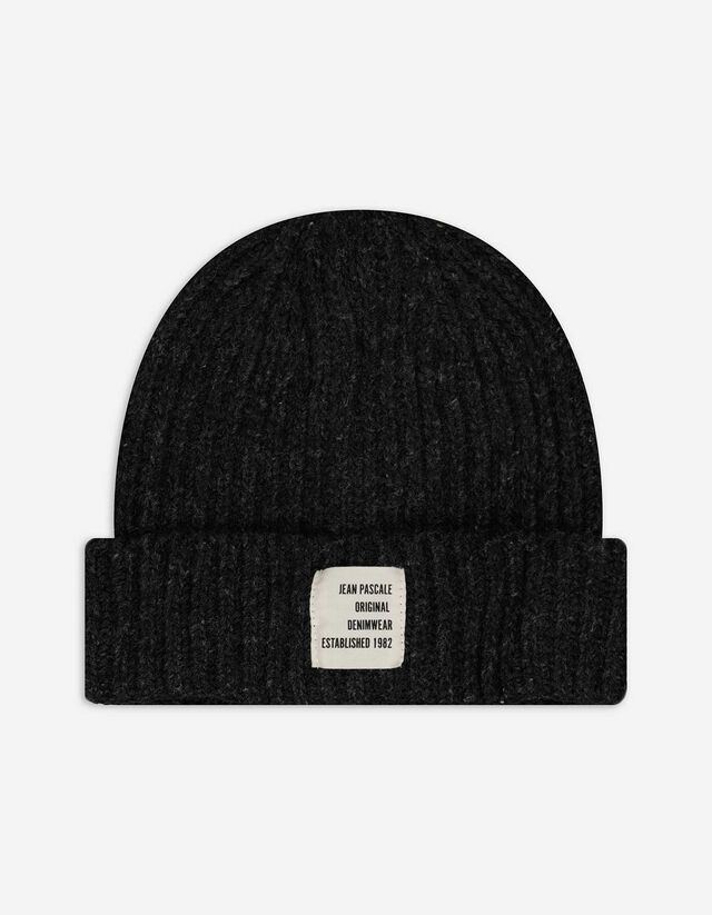 Fejre simuló sapka - Kötött ruha - sötétszürke