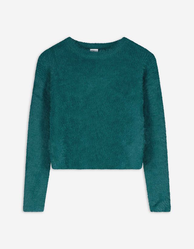 Hosszú ujjú felső - Kötött ruha - feher