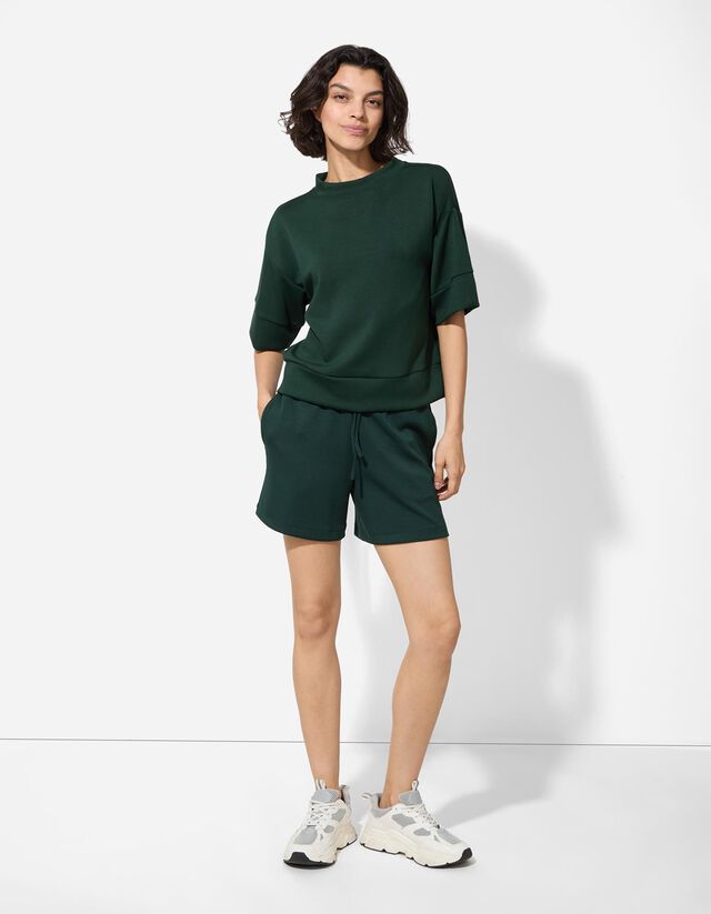 Rövidnadrág - Egyszínű - barna