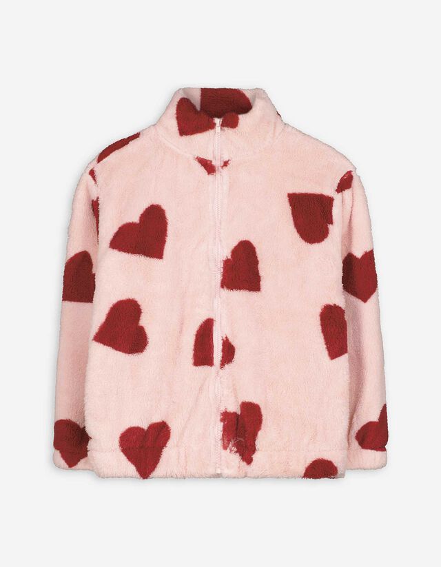 Cipzáros melegítőfelső - Plüss - bézs