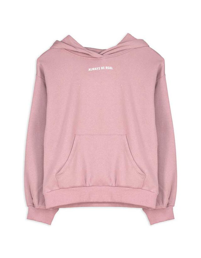 Kapucnis felső - Nyomott minta - kék