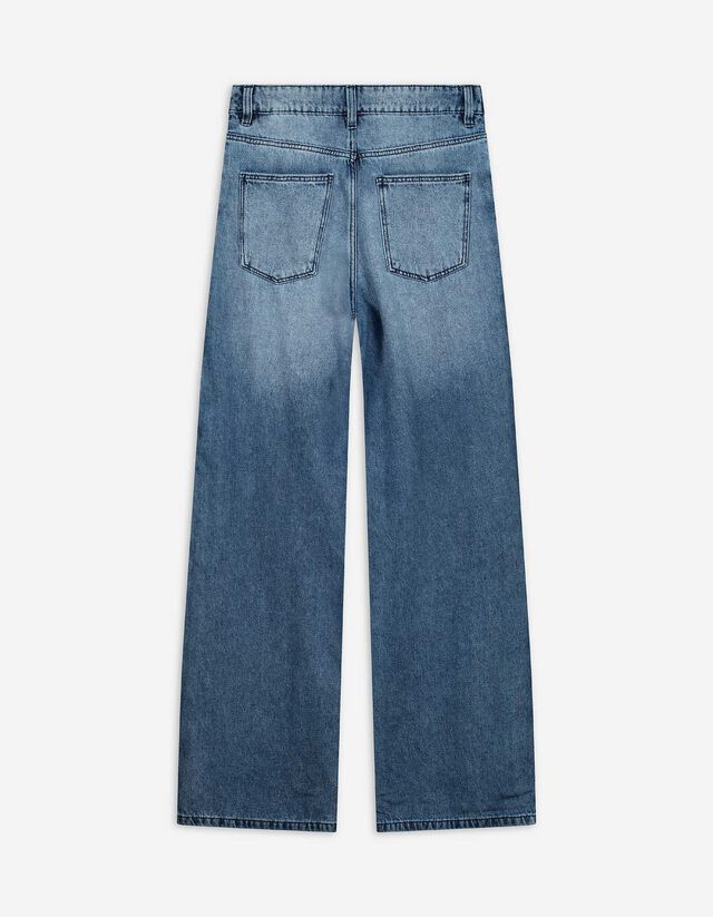 Farmernadrág - Egyenes fazon - kék