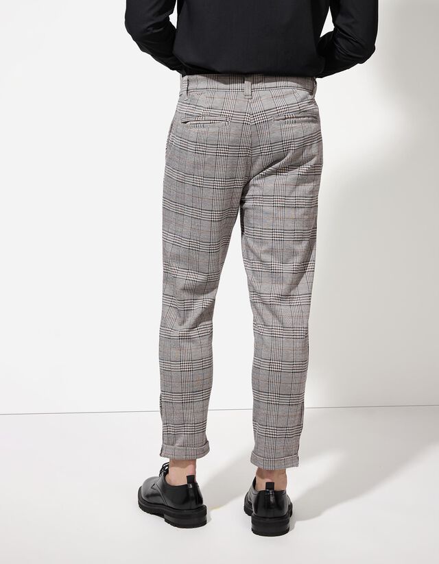 Vászonnadrág - Eszterházy-kockás - vilagos szurke