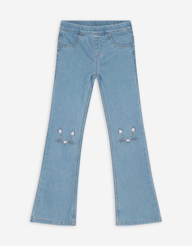 Jegging - Enyhén bővülő fazon - kék