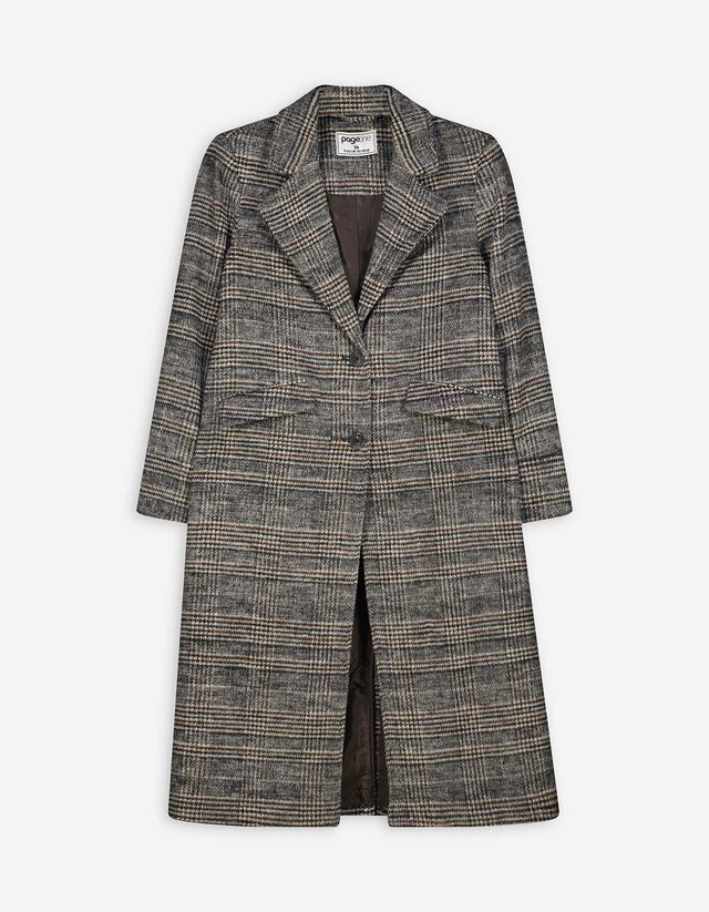 Kabát - Eszterházy-kockás - vilagos szurke