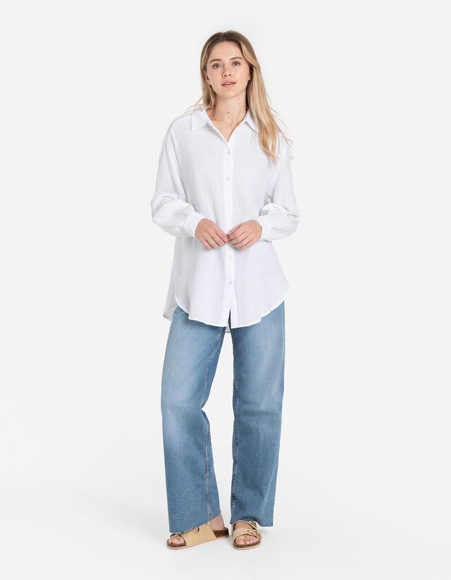 Blúz - Muszlin - vilagos zold