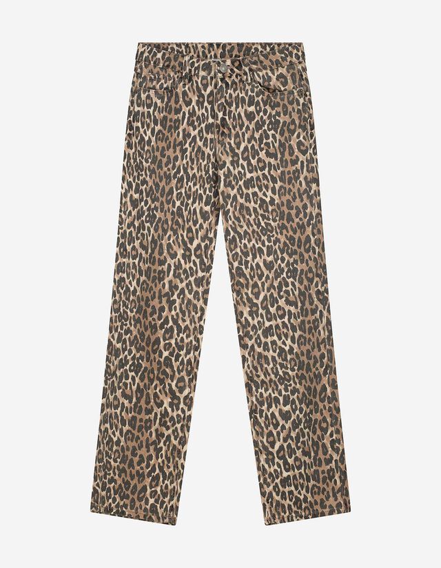 Nadrág - Párducmintás - világos barna
