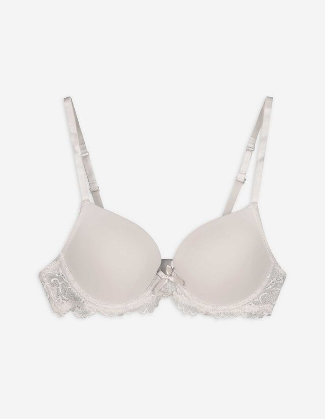 Sima felületű melltartó - bézs