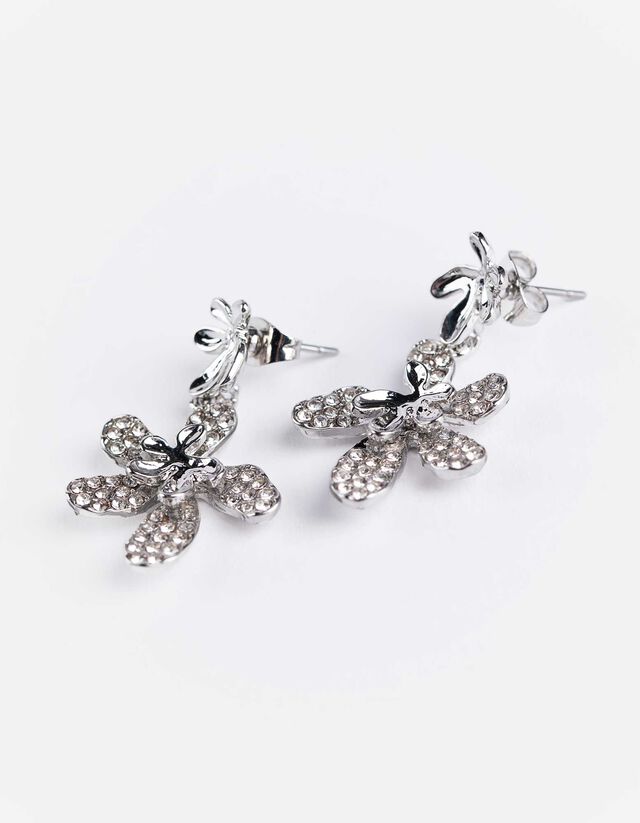 fülbevaló - Egyszínű - ezust