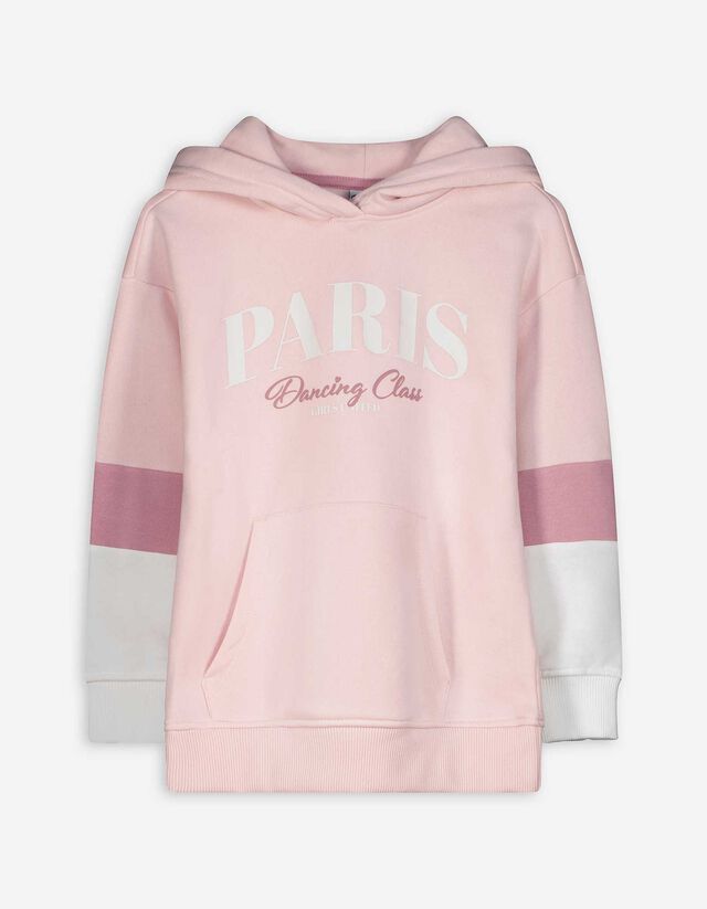 Kapucnis felső - Egyszínű - rozsaszin