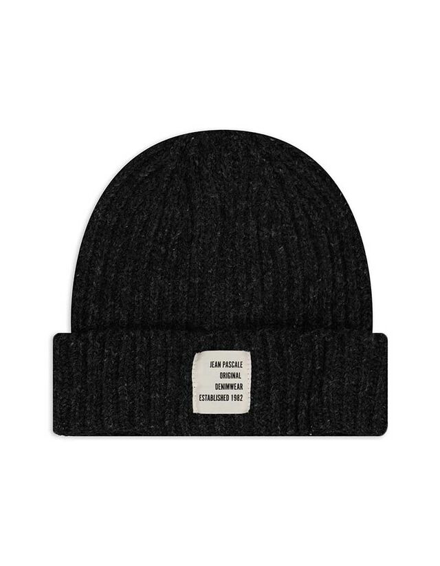 Fejre simuló sapka - Kötött ruha - sötétszürke