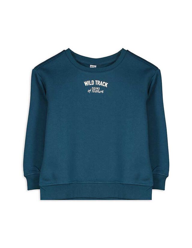 Melegítőfelső - Nyomott minta - barna