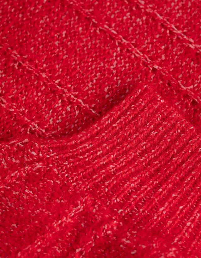 Pulóver - Puffos ujjú - piros