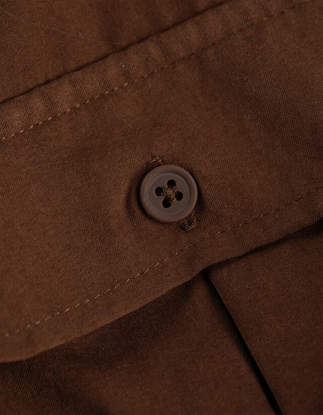 Blúz - poliészter - világos barna