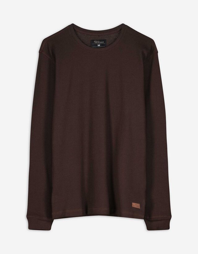 Hosszú ujjú felső - Normál fazon - szürke