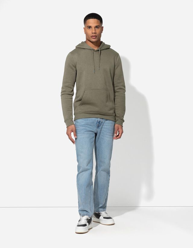 Kapucnis felső - Pamut keverék - sotetkek