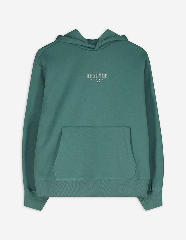 Kapucnis felső - Túlméretezett fazon - feher