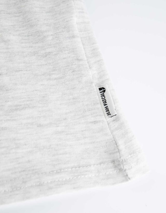 Póló - Melírozott - fekete