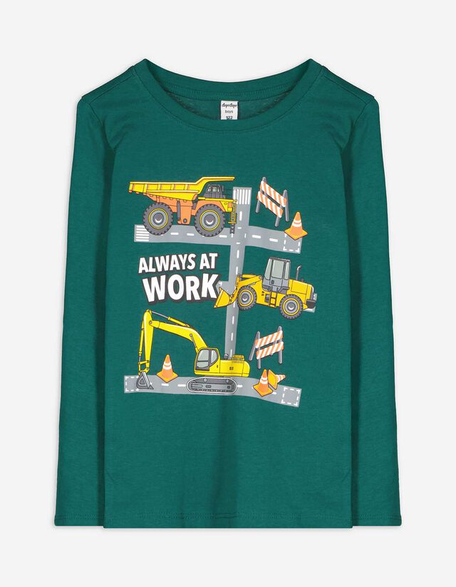 Hosszú ujjú felső - Pamut - bézs