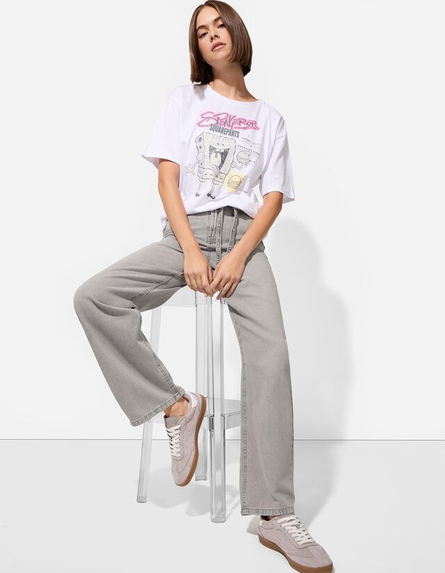 Farmernadrág - Egyenes fazon - kék