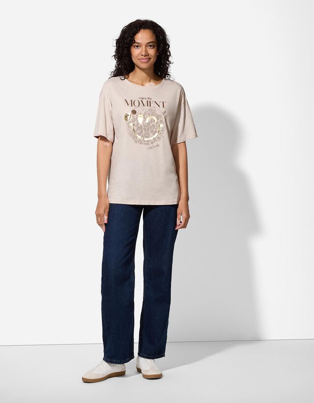 Póló - SmileyWorld® - bézs