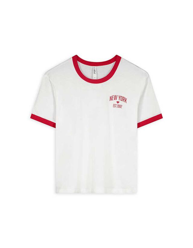 Póló - Elülső nyomtatás - feher