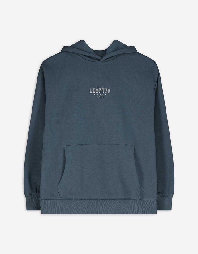 Kapucnis felső - Túlméretezett fazon - feher